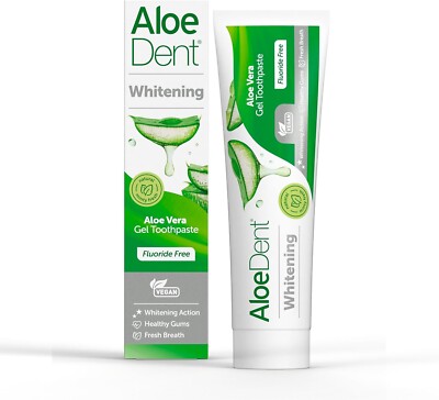 Aloe Dent Fluoride-free Whitening Toothpaste 100ml from Optima 