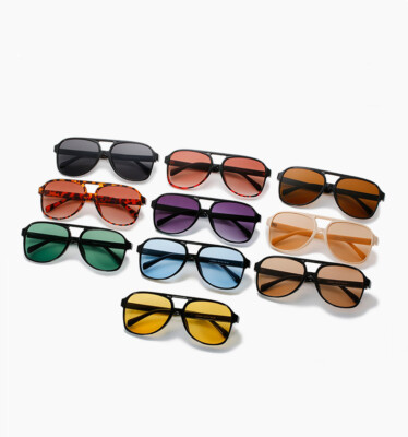 Retro Sonnenbrille Herren und Damen Sonnenbrille Persönlichkeit Sunglasses