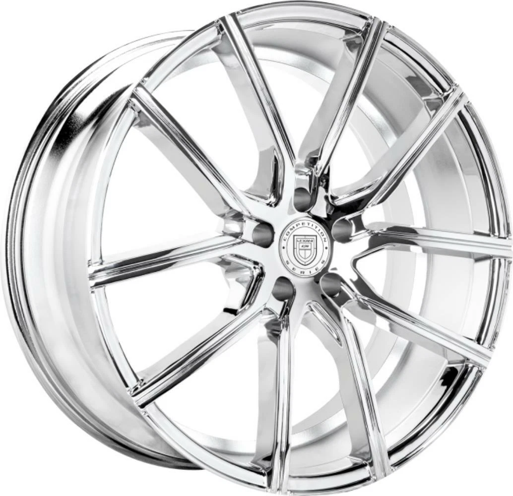 20 inch 20x10 Lexani GRAVITY Chrome wheel rim 5x4.5 5x114.3 +40
