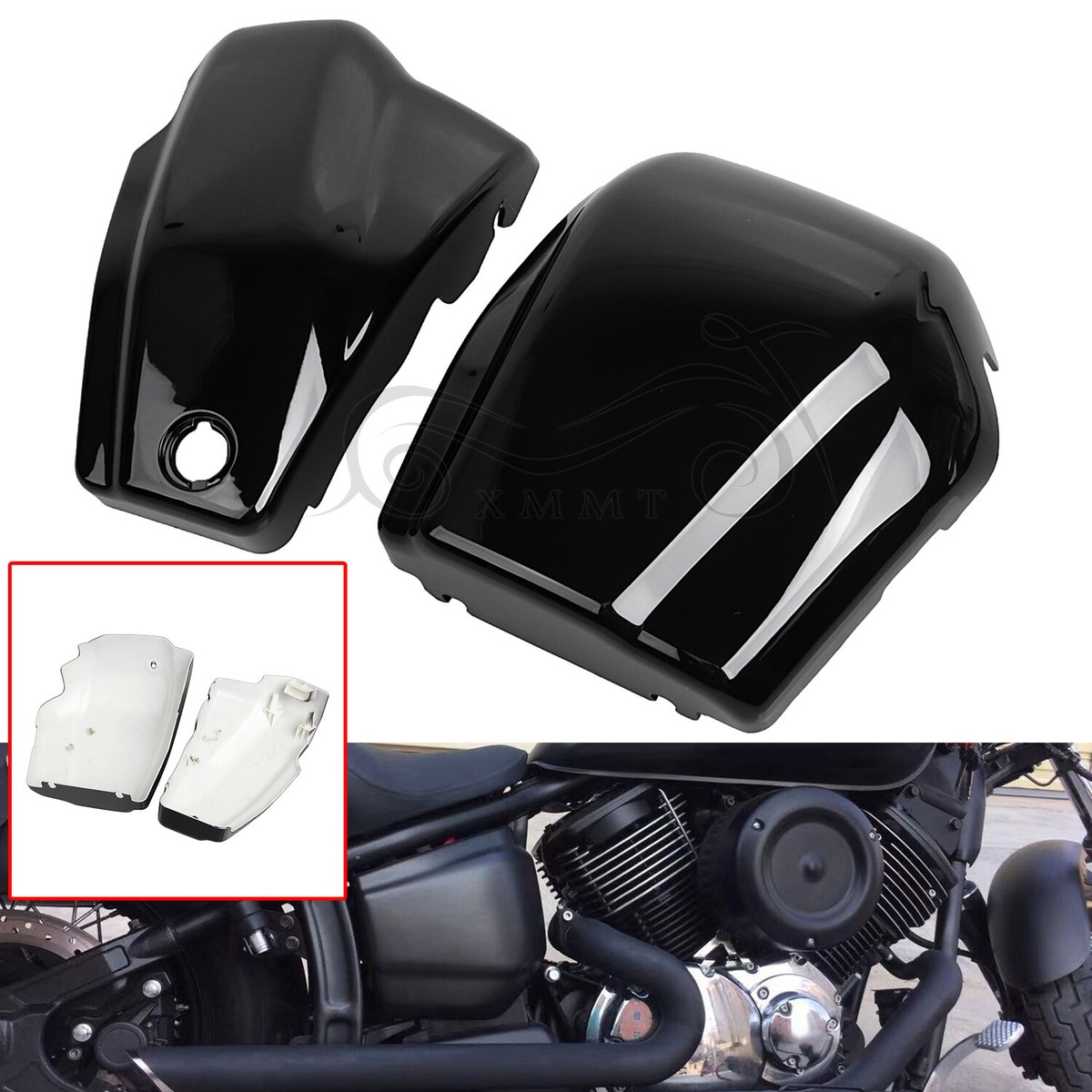 ABS Plastic Battery Side Cover for Yamaha Dragstar Vstar XVS1100