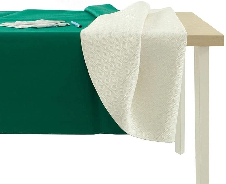 PARA HOME Mollettone Tovaglia Panno Rosso Verde Gommato Tavolo da Gioco antiscivolo AA467