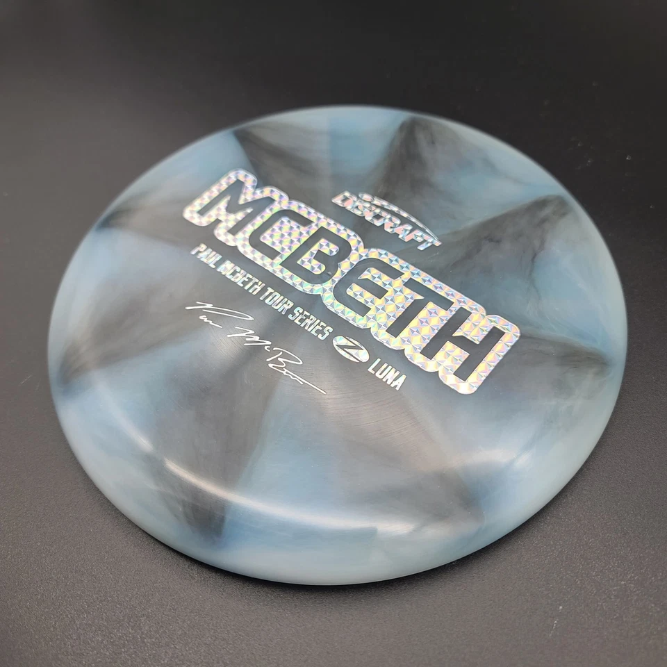 Discraft Z Luna 170-2g 2020 McBeth Tour Series Black Blue Smoky Swirls Rare - Image 3 of 4