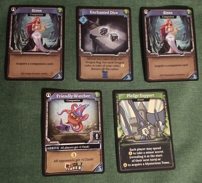 Clank! Promo Mini Expansion Cards Dire Wolf Digital Board Game Enchanted Dice