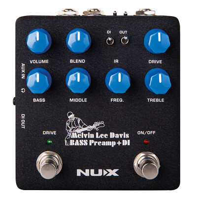 Nux MLD Bass Preamp + DI-Pedal