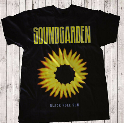New SOUNDGARDEN Black Hole Sun Tour Black Men S-234XL T-shirt