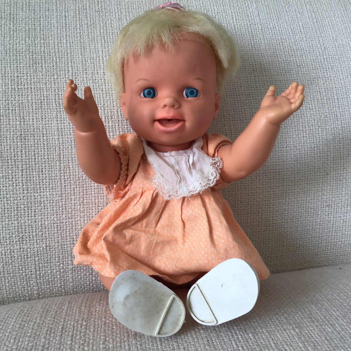 Vintage Cheerful Tearful Baby Doll | eBay