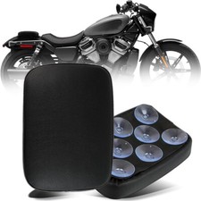 Almohadilla rectangular para asiento de pasajero Pillón 8 almohadilla de ventosa para motocicleta Harley