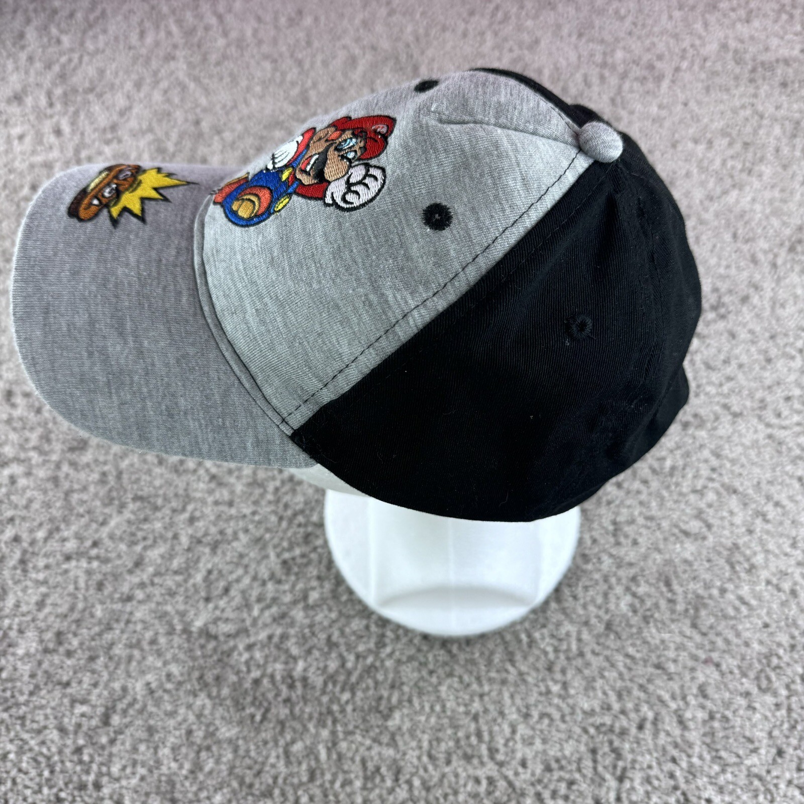 Super Mario Hat Cap Snapback Adjustable Logo Vide… - image 3