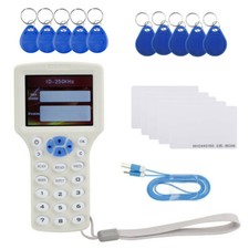 RFID IC Door Access Card Writer Reader 10 Frequency Copier Key FOB Tag Clone