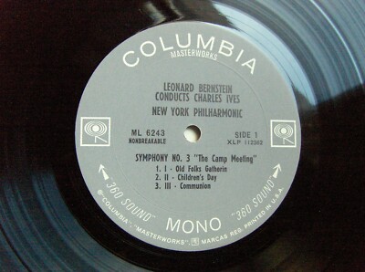 Bernstein New York Philharmonic: Symphony No. 3 LP Record | eBay