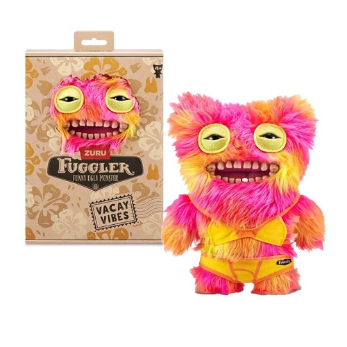 Peluche pupazzo peluche originale Fuggler divertente brutto mostro morbido regalo compleanno bambino - Foto 58 di 111