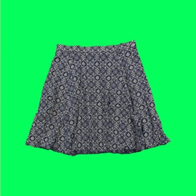 GEORGE Women s Lovely Flounced Mini Skit in Paisley Print, Blue, UK 10/EU 38