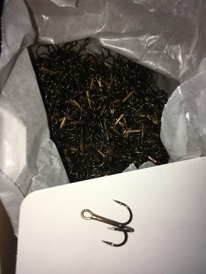 1000 Box XCALIBUR Tx3 ROTATING #2 TREBLE HOOKS BRONZE VMC CRANKBAIT