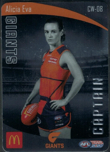 2020 AFL TEAMCOACH WOMENS CAPTAIN CARDS; Individual Card Sale. - Bild 9 von 15