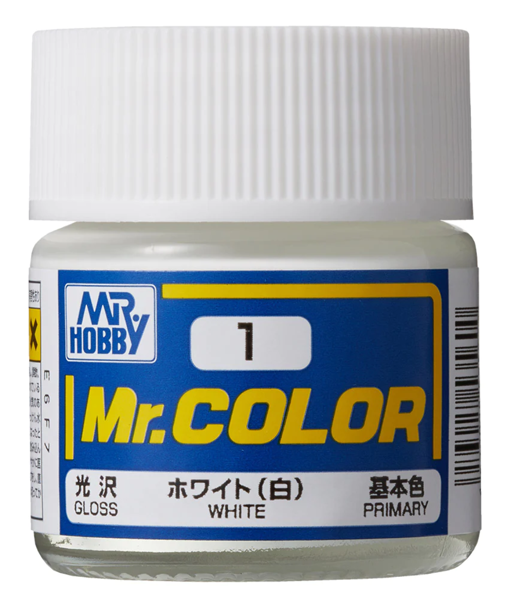 Mr. Hobby Mr. Color Lacquer C001 Gloss White 10ml C1 eBay