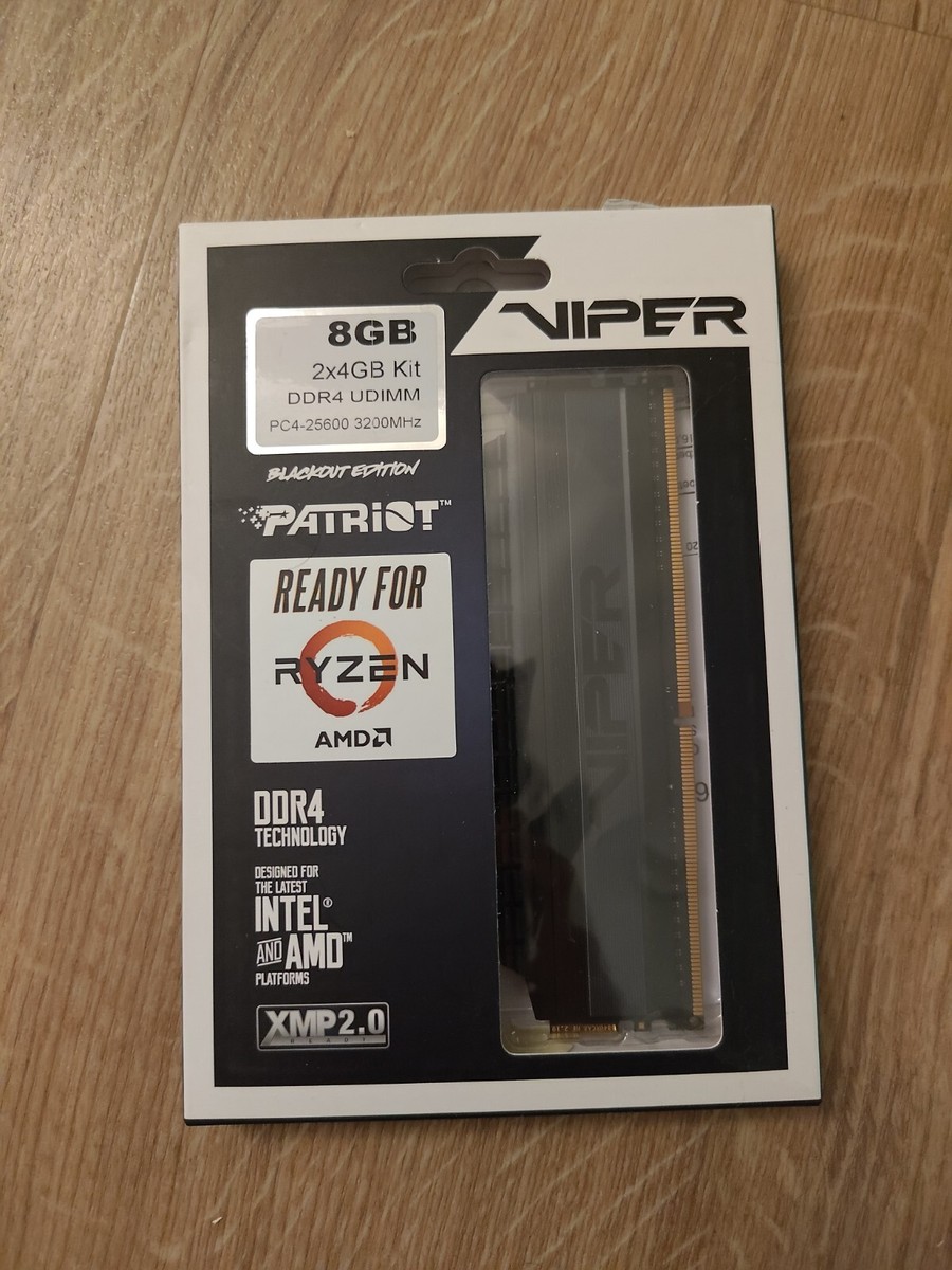 3200mhz Ram Patriot Viper Blackout Series Ddr4 8gb Ddr4 3200mhz