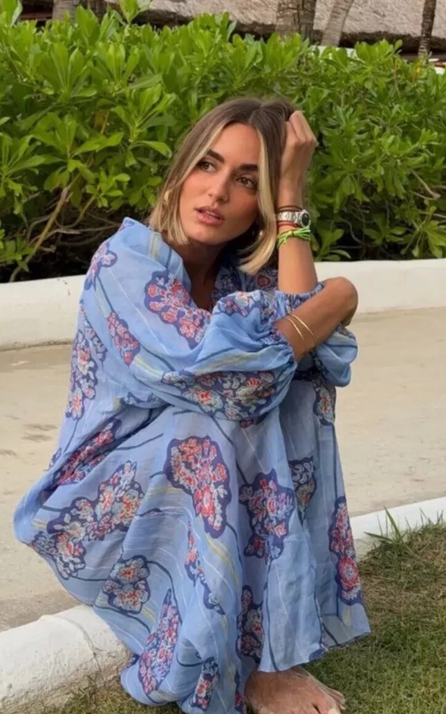 ZARA SS24 ZW COLLECTION PRINTED RAMIE TUNIC DRESS 3474/181 ZARA SS24 ZW COLLECTION PRINTED RAMIE TUNIC DRESS 3474/181