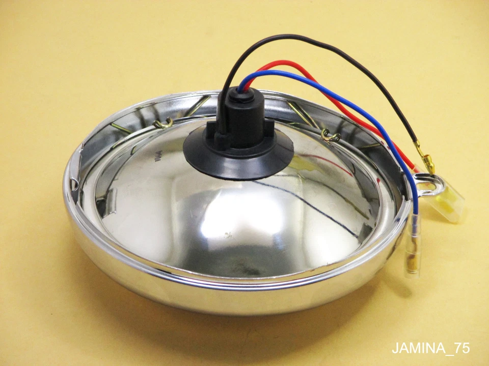 本田 CB125 S S1 S2 CL125 S S1 CL125A 车头灯 + 6 V 灯泡 + 轮圈环 — 第 4/4 张图片