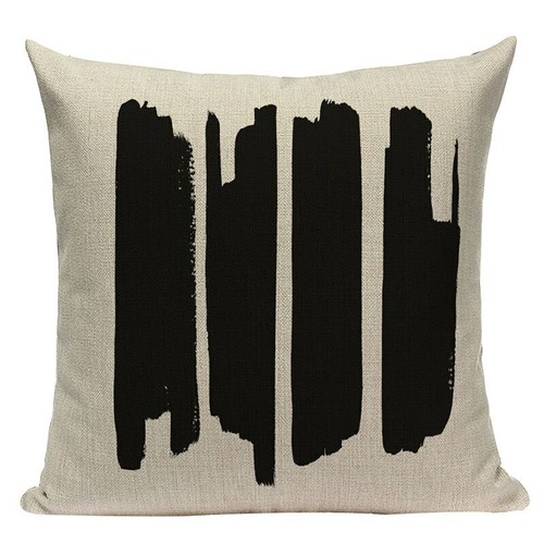 Geometric Letter Simple Style Pillow Covers High Quality Cushion Cover Camping - Picture 5 of 36