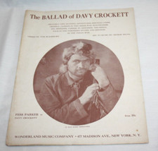 The Ballad of Davy Crockett Sheet Music