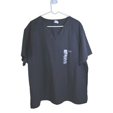 Cherokee Scrub Top XL Black 90595