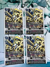 4x RaijiLudomon EX6-042 C (Playset) Digimon CCG | Infernal Ascension NM