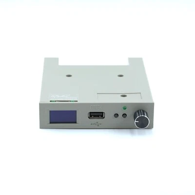 AMIGA ATARI ST AMSTRAD Gotek FlashFloppy LARGE OLED codificatore rotante AMIGA ATARI AKAI EMU ROLAND grigio