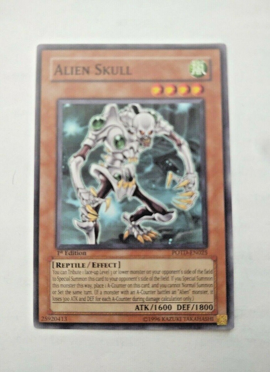 Yu-Gi-Oh! Alien Skull POTD-EN025 1st Edition Common -Premium NOS -Uncirculated | eBay Yu-Gi-Oh! Alien Skull POTD-EN025 1st Edition Common -Premium NOS -Uncirculated | eBay