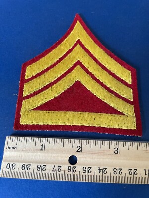 WWII U.S. Marine Corps Staff Sergeant Rank Insignia Chevron Patch Dress Blues | eBay WWII U.S. Marine Corps Staff Sergeant Rank Insignia Chevron Patch Dress Blues | eBay