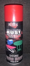 Premium Rust Preventative Enamal  Bright Red Spray Paint New