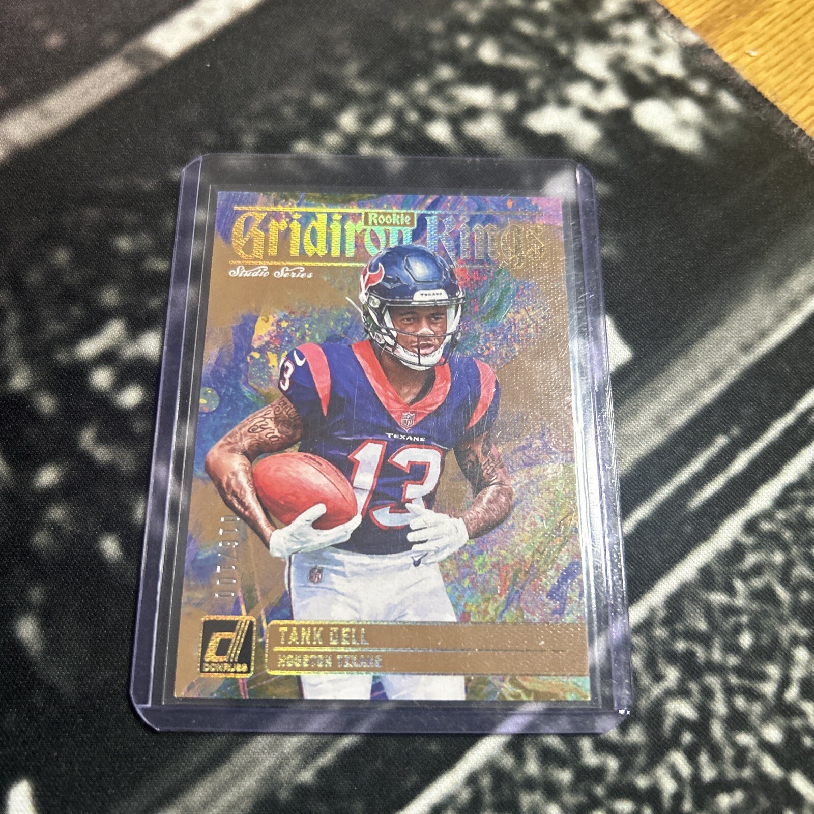 2023 Panini Donruss TANK DELL Rookie Gridiron Kings Studio Series Bronze /100