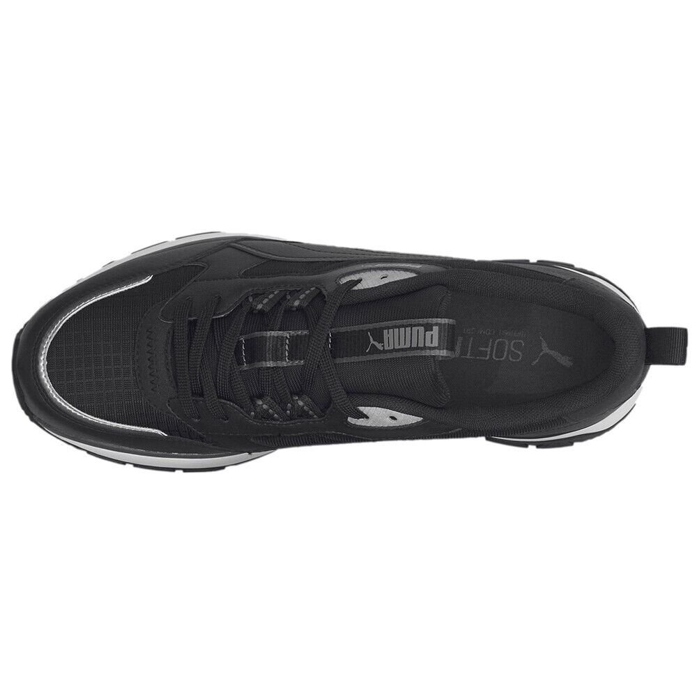 Puma R78 Trek Lace Up Mens Black Sneakers Casual Shoes Puma R78 Trek Lace Up Mens Black Sneakers Casual Shoes