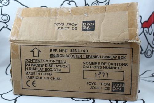 BANDAI DIGIMON SERIES 1 4 x BOOSTER DISPLAY BOX EN CAJA DE CARTON ESPAÑOL - Bild 2 von 6