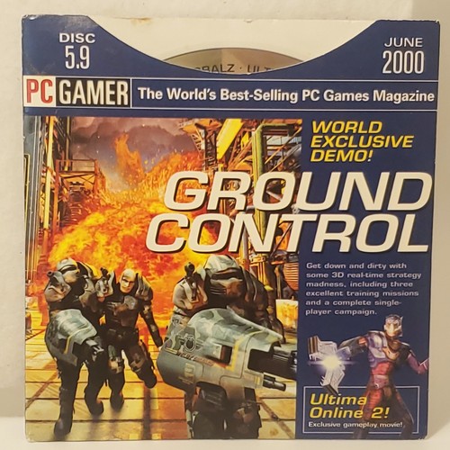 PC Gamer June 2000 Ground Control World Demo PLUS Ultima Online 2 Gameplay Movie - Picture 1 of 21