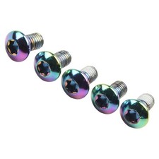 Funktionsschraube Schrauben Mutter bunt M5 x 10 mm Mountainbike PRO Oil Slick