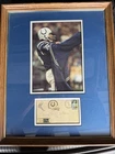 Johnny Unitas Signed Original Framed Photo Baltimore Colts Football