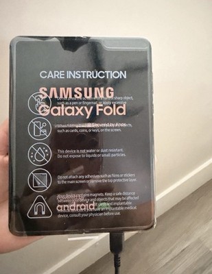 Samsung Galaxy Fold F900U 512GB Cosmos Black AT&T (Unlocked) Never User Good