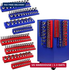 8-Piece Magnetic Socket Organizer Set, Magnet...