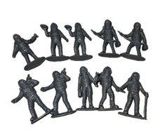 Vintage Lot of Astronaut Figures Space Cadets NASA Moon Men Toys 10pcs