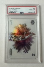 2025 PANINI PRIZM WNBA COLOR BLAST #9 KIKI IRIAFEN ROOKIE RC PSA 10