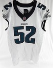 2024 Philadelphia Eagles Antwaun Powell-Ryland Jr #52 Game Used White Jersey 50 — photo 1