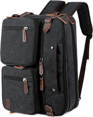 Convertible Briefcase Backpack 17 Inch Laptop Bag Case Business Briefcase HB-22