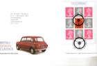 2009 BRITISH DESIGN CLASSICS - LONGBRIDGE H/S BOOKLET FDC FROM COLLECTION H25