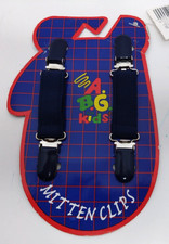 Mitten Clips New Dark Blue A.B.G. For Kids Mitten Clips