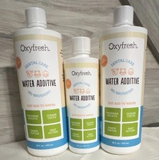 Oxyfresh Water Additive Freshens Breath Cleans Teeth Fights Tartar Dog Cat Pets