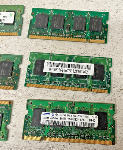 Mix Pack of Different Types of 3 x Hynix 3 x Samsung RAM Memory Processing Unit - Afbeelding 2 van 3