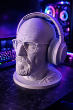 Support Casque Tête Heisenberg Walter White Breaking Bad 3D Déco Geek Gamer