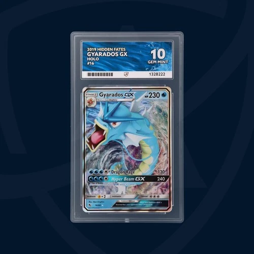 Gyarados GX 16/68 Hidden Fates Holo English 2019 ACE Grading 10