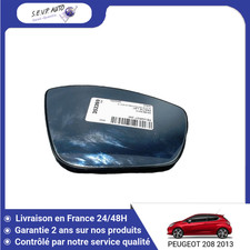 Glace de rétroviseur Peugeot 208