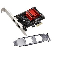 Dual-Port PCIe Gigabit Network Card 1000M PCI Express Ethernet Adapter with I...